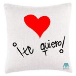 Cojín te quiero
